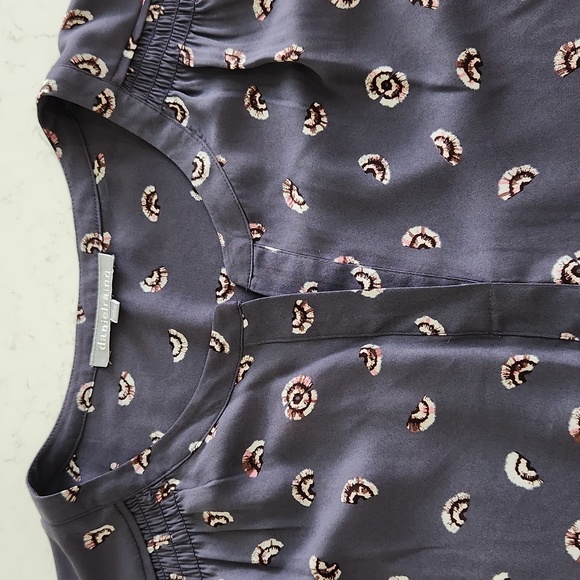 Women's Large Cap Sleeve Blouse Purple - Picture 2 of 5